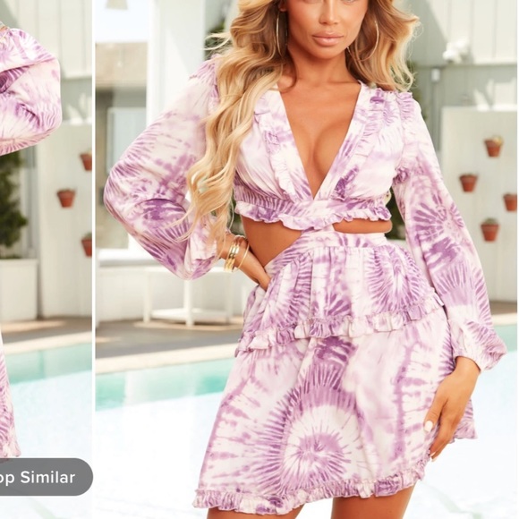 Fashion Nova Purple Dress - Picture 2 of 3